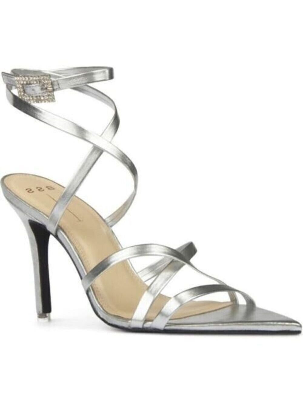 Black Suede Studio Sandals BNWOT "Kimora" Heels Women New Strappy